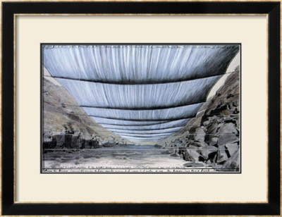 Over The River, Project For Colorado, From Below by Christo Pricing Limited Edition Print image