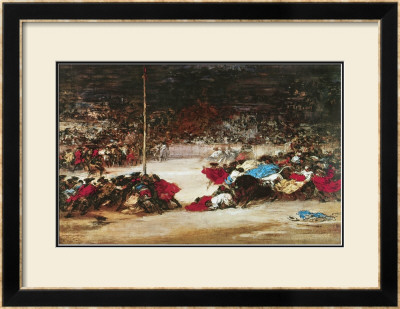 The Bullfight, C.1890/1900 by Eugenio Lucas Villamil Pricing Limited Edition Print image