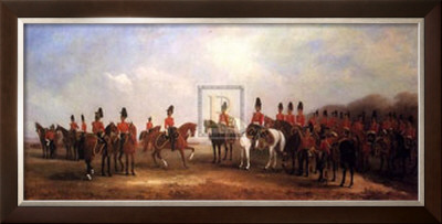 Inspecting The Regiment by John E. Ferneley Pricing Limited Edition Print image