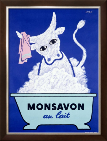 Monsavon Au Lait by Raymond Savignac Pricing Limited Edition Print image