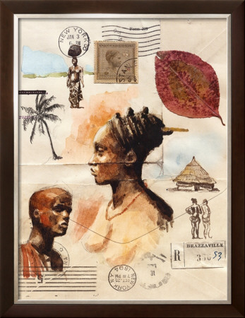 African Profiles by Marc Lacaze Pricing Limited Edition Print image