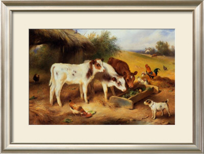 Farmyard Friends, 1920 by Walter Hunt Pricing Limited Edition Print image