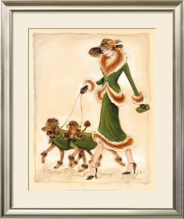 Prancing Poodles by Karen Dupré Pricing Limited Edition Print image