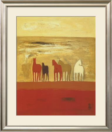 Five Ponies by Karen Bezuidenhout Pricing Limited Edition Print image