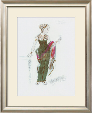 Designs For Cleopatra Xlii by Oliver Messel Pricing Limited Edition Print image