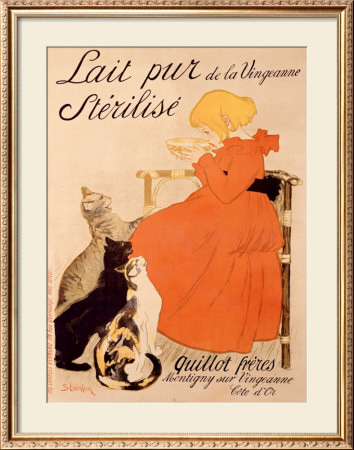 Lait Pur Sterilise Cats by Theophile Alexandre Steinlen Pricing Limited Edition Print image