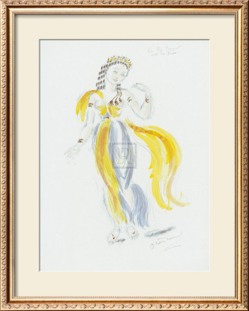 Designs For Cleopatra Xxviii by Oliver Messel Pricing Limited Edition Print image