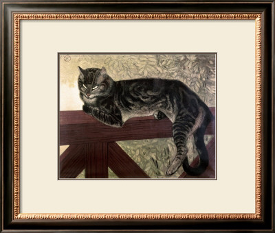 Cat On The Balustrade by Théophile Alexandre Steinlen Pricing Limited Edition Print image