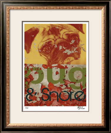 Pug & Snore by M.J. Lew Pricing Limited Edition Print image
