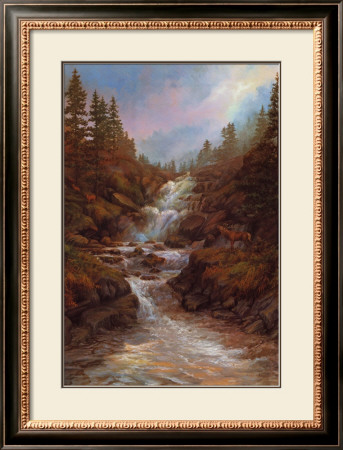 The Waterfall by Elizabeth Halstead Pricing Limited Edition Print image