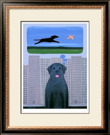 City Dog With Country Dreams by Ken Bailey Pricing Limited Edition Print image