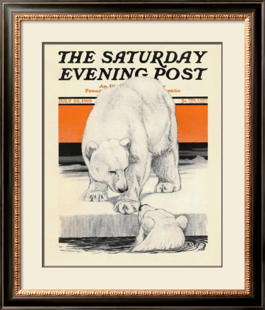 Polar Bears, C.1919 by Charles Livingston Bull Pricing Limited Edition Print image