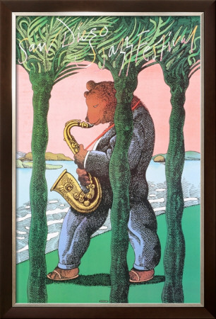 San Diego Jazz Festival by Milton Glaser Pricing Limited Edition Print image
