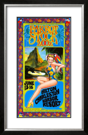 Jimmy Buffett, Parrot Stock Fan Convention, 2002 by Bob Masse Pricing Limited Edition Print image