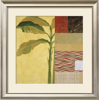 Collage With Banana Leaves Iii by Julieann Johnson Pricing Limited Edition Print image