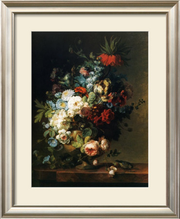 Still Life With Flowers, 1789 by Cornelis Van Spaendonck Pricing Limited Edition Print image
