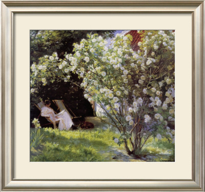 Havepartie Med Marie Kroyer by Peder Severin Kroyer Pricing Limited Edition Print image