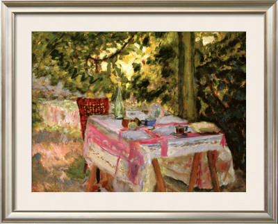 Table Set In A Garden by Pierre Bonnard Pricing Limited Edition Print image