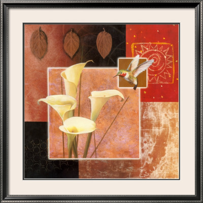 Calla Lily And Butterfly by T. C. Chiu Pricing Limited Edition Print image