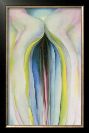 Gray Line With Black, Blue, And Yellow, C.1923 by Georgia O'keeffe Pricing Limited Edition Print image