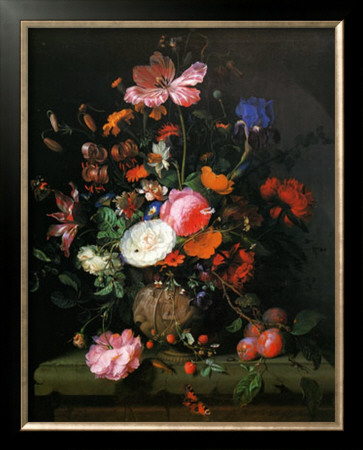 Bouquet De Fleurs Dans Un Vase De Pierre, 1677 by Jacob Van Walscapelle Pricing Limited Edition Print image