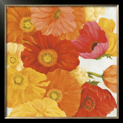 Red, Orange, Yellow Flowers by Julio Sierra Pricing Limited Edition Print image