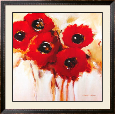 Crimson Poppies Ii by Natasha Barnes Pricing Limited Edition Print image