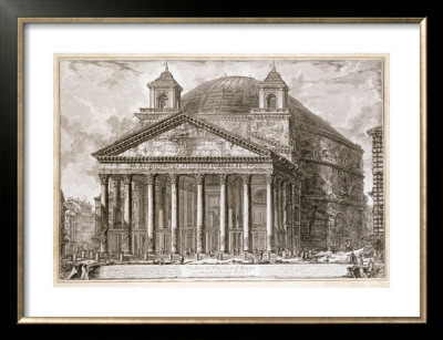 View Of The Pantheon, Rome by Giovanni Battista Piranesi Pricing Limited Edition Print image