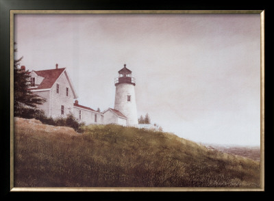 Mist At Pemaquid Light by Douglas Brega Pricing Limited Edition Print image