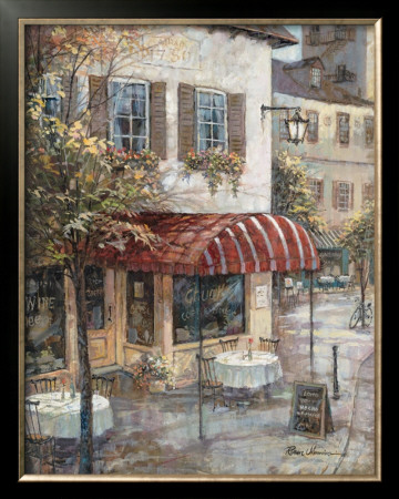 Coffee House Ambiance by Ruane Manning Pricing Limited Edition Print image