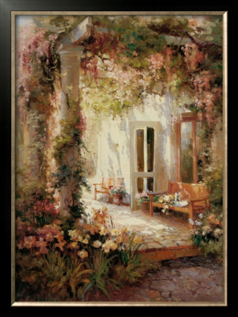 Sunlit Terrace by Michel Brevard Pricing Limited Edition Print image