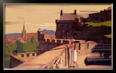 Edinburgh By The East Coast Route by A Van Anrooy Pricing Limited Edition Print image