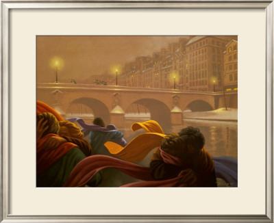 Une Nuit Au Pont Neuf by Claude Theberge Pricing Limited Edition Print image