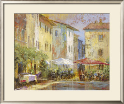 Courtyard Cafe by Michael Longo Pricing Limited Edition Print image