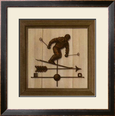 Girouette Skieur by Thierry Verger Pricing Limited Edition Print image