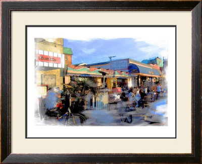 Baach Cafe, Venice, California by Nicolas Hugo Pricing Limited Edition Print image