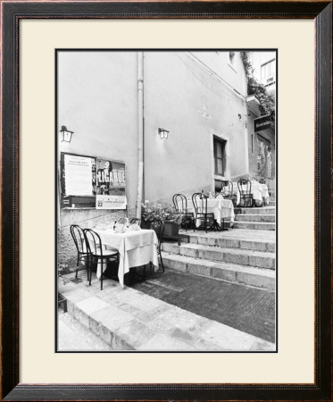 Tables On The Steps, Taormina by Monte Nagler Pricing Limited Edition Print image