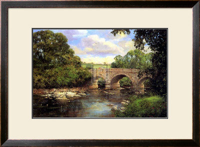 Old Bridge, Derbyshire by Clive Madgwick Pricing Limited Edition Print image
