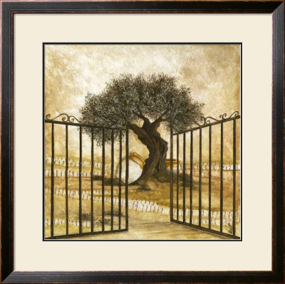 Portail, Olivier Et Pots by Veronique Didier-Laurent Pricing Limited Edition Print image