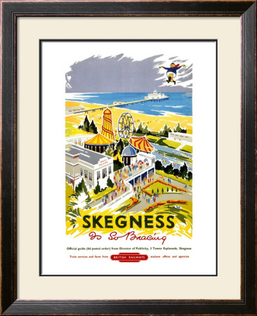 Skegness Is So Bracing, British Rail, C.1956 by Kenneth Steel Pricing Limited Edition Print image