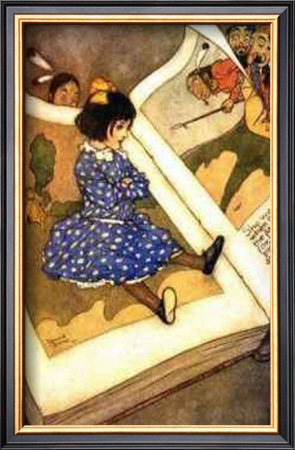 Storybook Girl by Edmund Dulac Pricing Limited Edition Print image