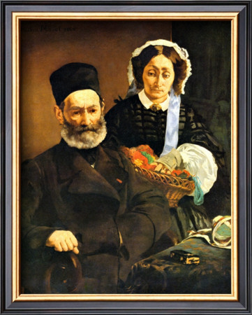 Portrait Of M. And Mme. Auguste Manet by Édouard Manet Pricing Limited Edition Print image
