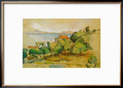 Landscape On The Mediterranean by Paul Cezanne Pricing Limited Edition Print image