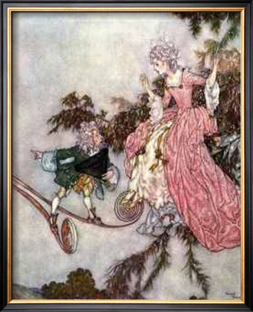 The News Was Brought By A Little Dwarf by Edmund Dulac Pricing Limited Edition Print image
