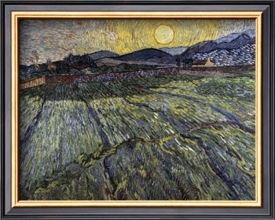 Enclosed Field With Rising Sun, Saint-Remy by Vincent Van Gogh Pricing Limited Edition Print image