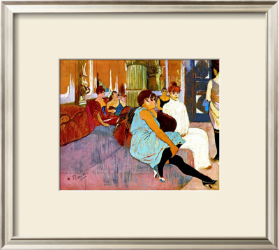 Salon Rue Des Moulins by Henri De Toulouse-Lautrec Pricing Limited Edition Print image