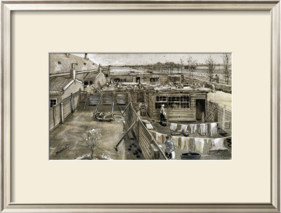 At The Back Of The Schenkweg by Vincent Van Gogh Pricing Limited Edition Print image
