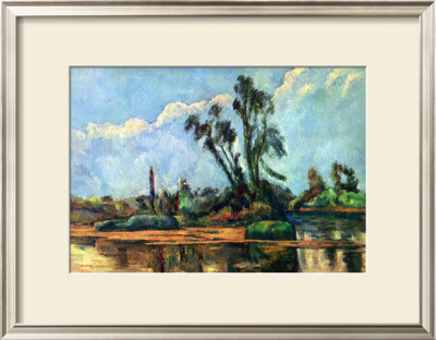 Bank Of The Oise, C.1888 by Paul Cézanne Pricing Limited Edition Print image