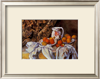 Still Life With Curtain And Pitcher by Paul Cezanne Pricing Limited Edition Print image