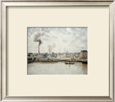 Quay At Saint-Sever, Rouen by Camille Pissarro Pricing Limited Edition Print image